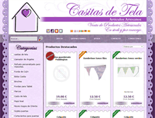 Tablet Screenshot of casitasdetela.com